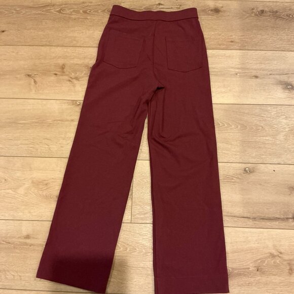 Halara High Waisted Button Multiple Pockets Straight Leg Casual Pants - Picture 3 of 6